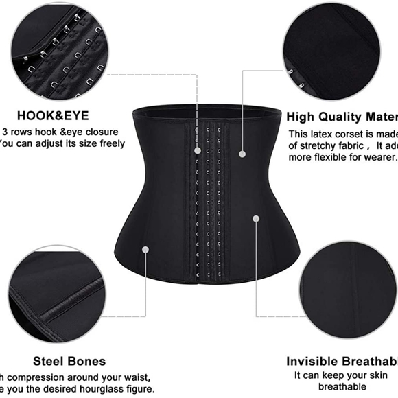 🔥Latex Waist Trainer Postpartum Belt, Sz M-3X - Picture 3 of 6